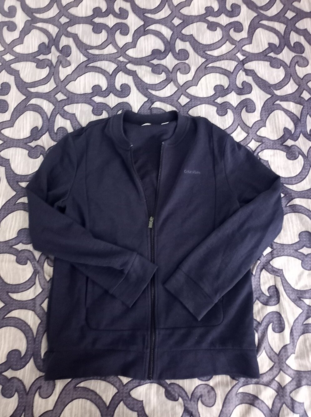 🎟Vintage Y2K CALVIN KLEIN Mens Full Zip Sweatshirt🎟